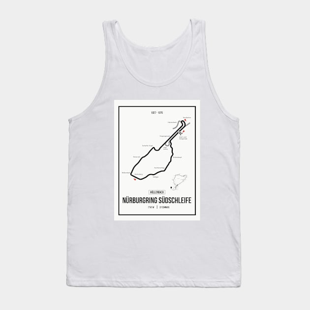 Old Nürburgring Südschleife Tank Top by AliceEye555